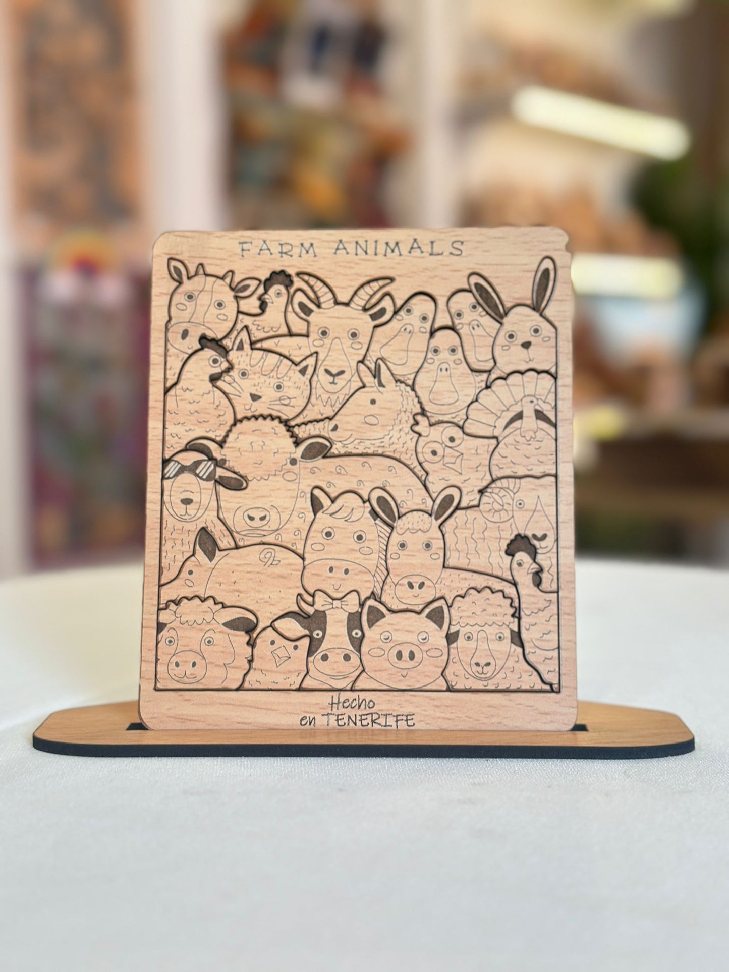 Puzzle Animalitos de Granja