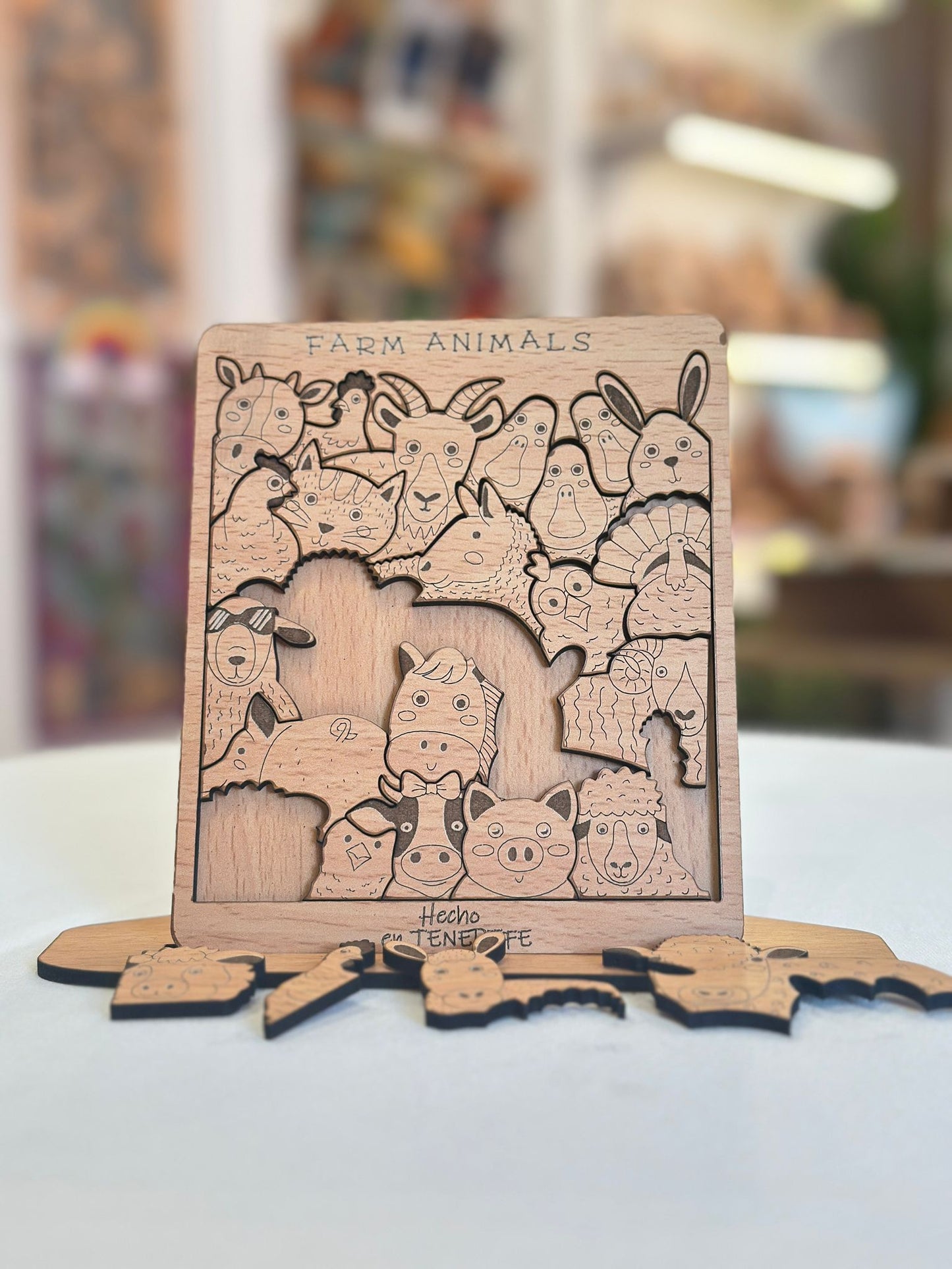 Puzzle Animalitos de Granja