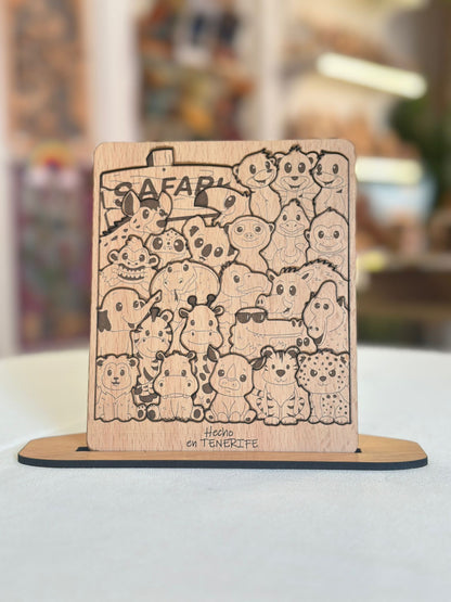 Puzzle Animales de Safari